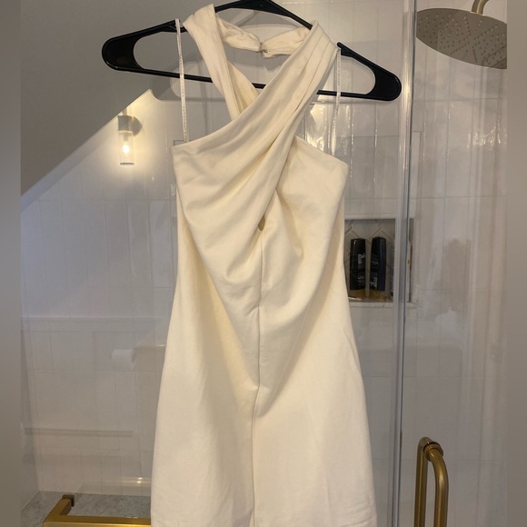 Amanda Uprichard White BodyCon Halter - Picture 4 of 9